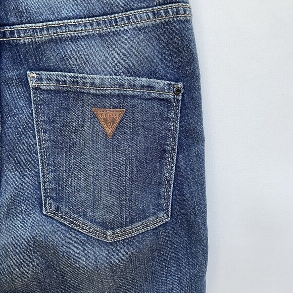 Guess Women’s Super High Rise Skinny Jeans Blue Size 24 - Picture 11 of 13